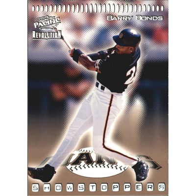 1998 Revolution Showstoppers #36 Barry Bonds