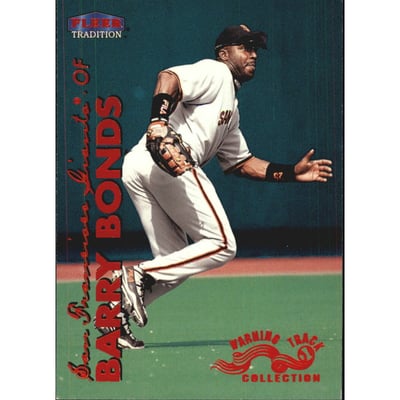 1999 Fleer Tradition Warning Track #27 Barry Bonds