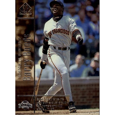 1999 SP Authentic #129 Barry Bonds STR