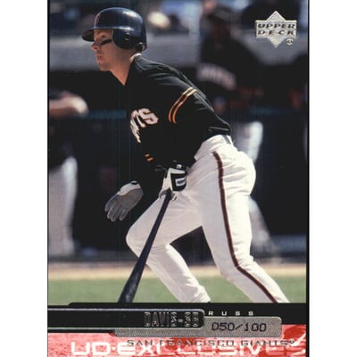 2000 Upper Deck Exclusives Silver #492 Russ Davis