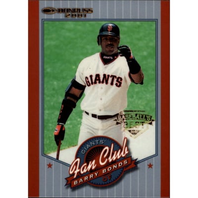 2001 Donruss Baseball's Best Bronze #202 Barry Bonds FC