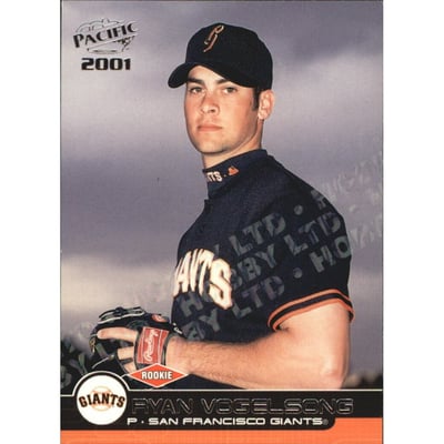 2001 Pacific Hobby LTD #489 Ryan Vogelsong