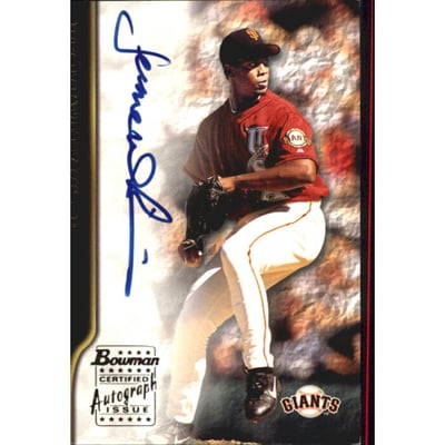 2002 Bowman Autographs #BAJLW Jerome Williams A