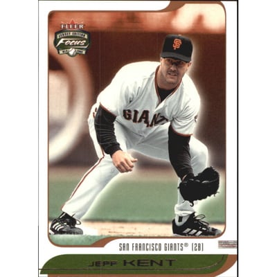 2002 Fleer Focus JE Century Parallel #112 Jeff Kent/121