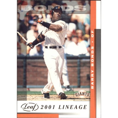 2002 Leaf Lineage #137 Barry Bonds 01