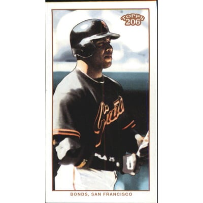 2002 Topps 206 Polar Bear #238A Barry Bonds Black Jsy