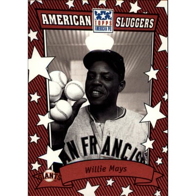 2002 Topps American Pie Sluggers Red #14 Willie Mays