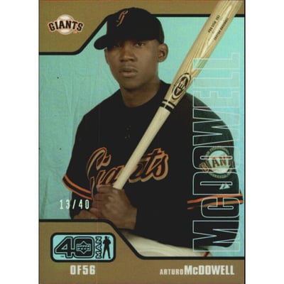2002 Upper Deck 40-Man Electric Rainbow #771 Arturo McDowell
