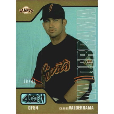 2002 Upper Deck 40-Man Electric Rainbow #772 Carlos Valderrama