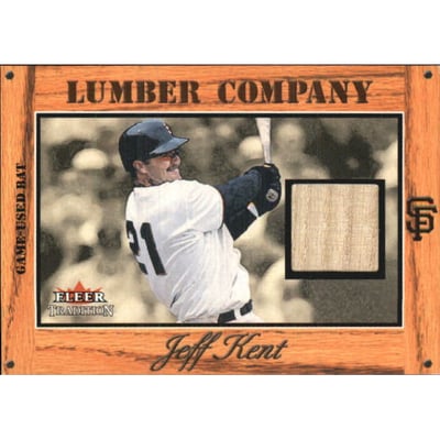 2003 Fleer Tradition Lumber Company Game Used #JK Jeff Kent SP/200