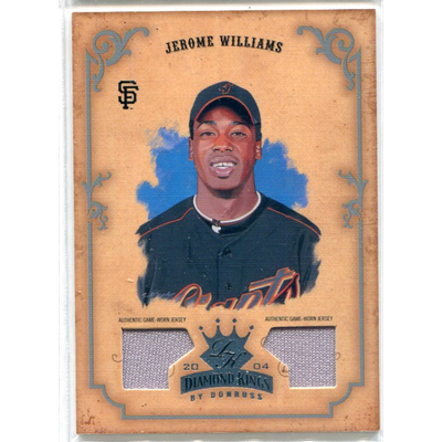 2004 Diamond Kings DK Materials Silver #30 Jerome Williams Jsy-Jsy/50