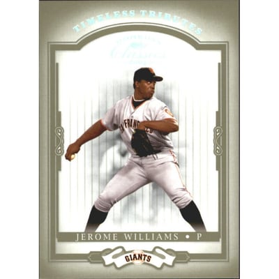 2004 Donruss Classics Timeless Tributes Green #66 Jerome Williams