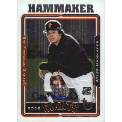 2005 Topps Retired Signature Autographs #AH Atlee Hammaker I
