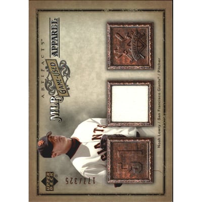 2006 Artifacts MLB Game-Used Apparel #NL Noah Lowry Jsy/325