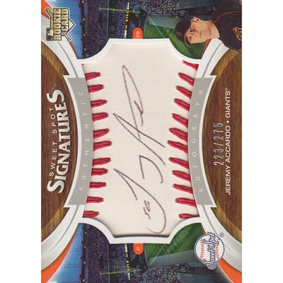2006 Sweet Spot #177 Jeremy Accardo AU/275 RC
