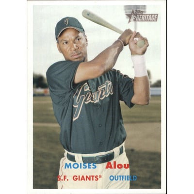 2006 Topps Heritage #336 Moises Alou SP