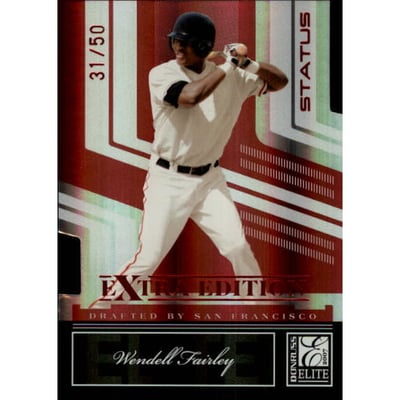 2007 Donruss Elite Extra Edition Status #52 Wendell Fairley
