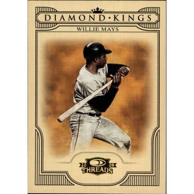 2008 Donruss Threads Diamond Kings #46 Willie Mays