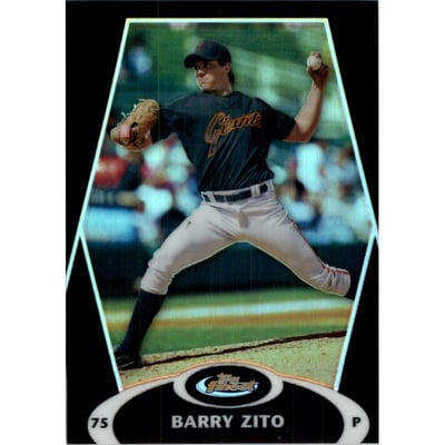 2008 Finest Refractors Black #72 Barry Zito