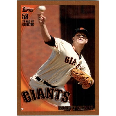 2010 Topps Copper #531 Matt Cain