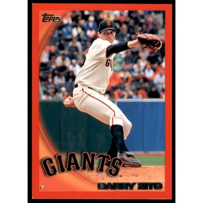 2010 Topps Red Border #244 Barry Zito