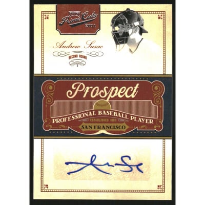 2011 Prime Cuts Prospect Signatures #AS Andrew Susac