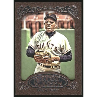 2012 Topps Gypsy Queen Framed Gold #280 Willie Mays