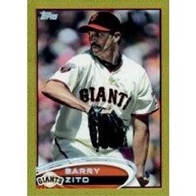 2012 Topps Mini Gold #420 Barry Zito