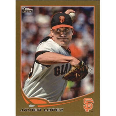 2013 Topps Mini Gold #192 Javier Lopez