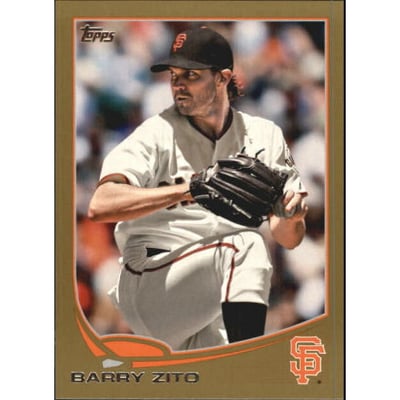 2013 Topps Mini Gold #75 Barry Zito