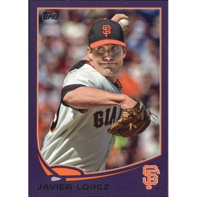 2013 Topps Toys R Us Purple Border #192 Javier Lopez