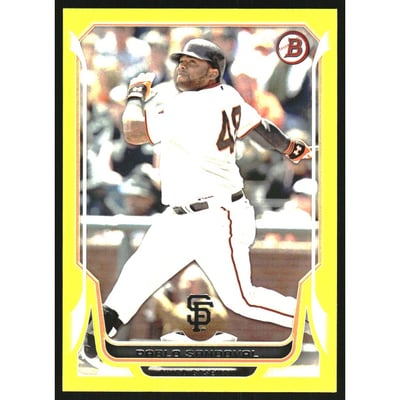 2014 Bowman Yellow #148 Pablo Sandoval