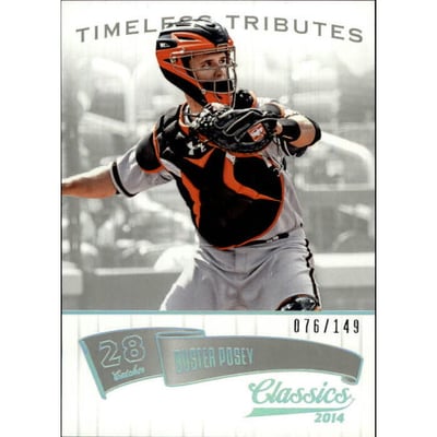 2014 Classics Timeless Tributes Silver #19 Buster Posey