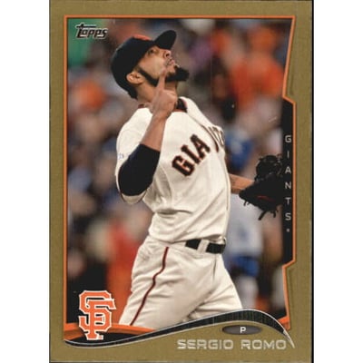 2014 Topps Mini Gold #251 Sergio Romo