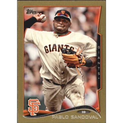 2014 Topps Mini Gold #327 Pablo Sandoval