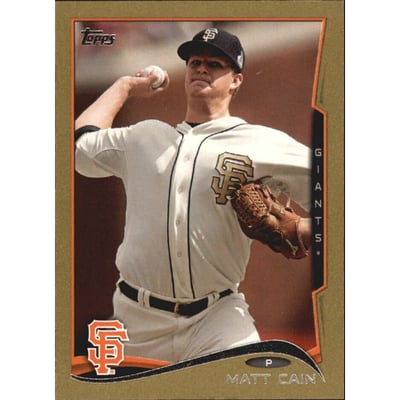 2014 Topps Mini Gold #347 Matt Cain