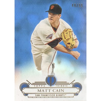 2014 Topps Tribute Blue #21 Matt Cain