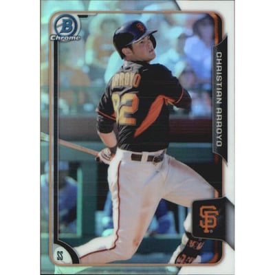 2015 Bowman Chrome Prospects Refractors #BCP157 Christian Arroyo