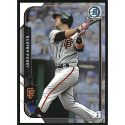 2015 Bowman Chrome Refractors #100 Buster Posey