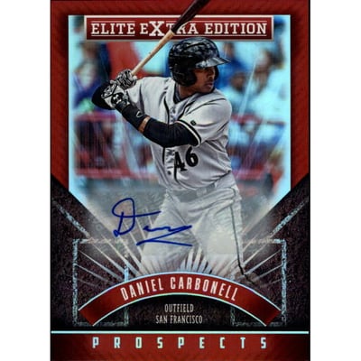 2015 Elite Extra Edition Prospect Autographs #147 Daniel Carbonell