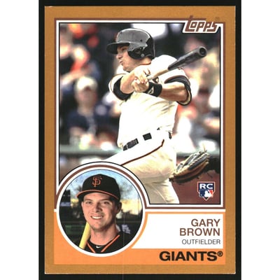 2015 Topps Archives Gold #261 Gary Brown