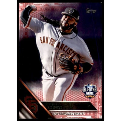 2016 Topps Update Pink #US252 Johnny Cueto AS
