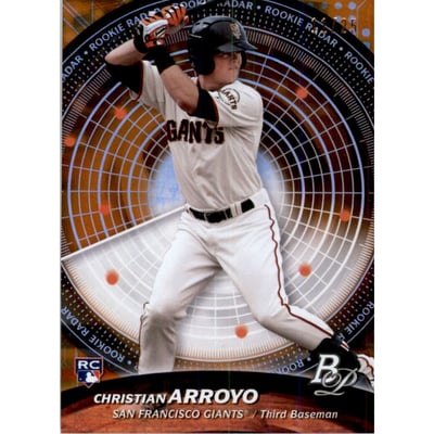 2017 Bowman Platinum Rookie Radar Orange #RRCA Christian Arroyo
