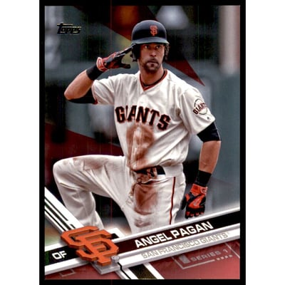2017 Topps Mother's Day Pink #112 Angel Pagan