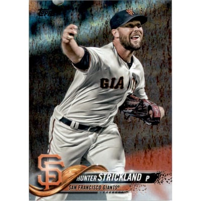 2018 Topps Factory Set Foilboard #684 Hunter Strickland