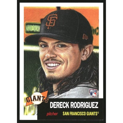 2018 Topps Living #72 Dereck Rodriguez/5798*
