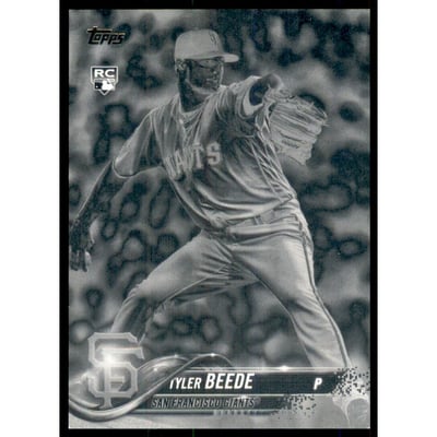 2018 Topps Update Black and White Negative #US142 Tyler Beede