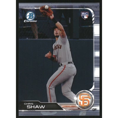 2019 Bowman Chrome Rookie Image Variations #42 Chris Shaw