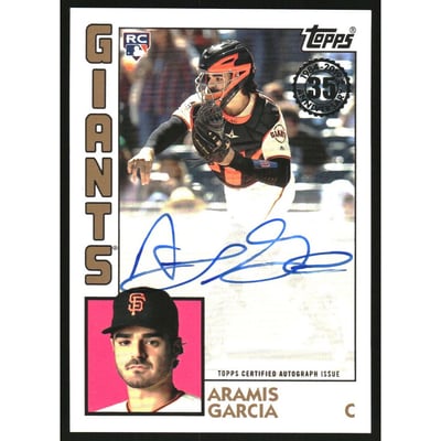 2019 Topps '84 Topps Autographs #84RAAG Aramis Garcia S2
