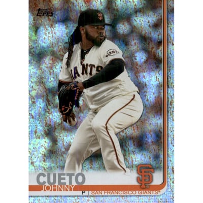 2019 Topps Factory Set Sparkle Foil #154 Johnny Cueto